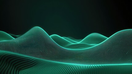 Digital wave processing data, network, and technology background