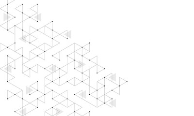 Abstract background with a geometric pattern of triangle shapes. Graphic design element