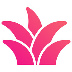 grass gradient fill icon