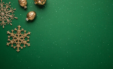 Merry Christmas and Happy Holidays greeting card, frame, banner. New Year. Noel. Golden Christmas...