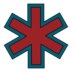 Fototapeta premium Retro Cute Sticker Element