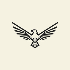 Majestic Eagle Emblem - A Symbol of Freedom and Power.