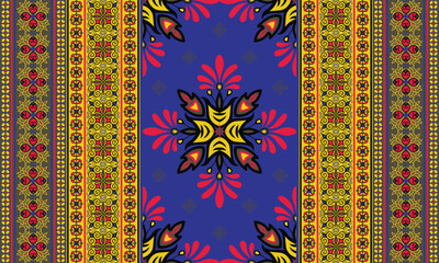 African ethnic native pattern.Traditional kente,ankara,kitenge,chitenge,capulana african wax print fabric pattern.Abstract vector motif pattern.For fabric,clothing,blanket,carpet,woven,wrap,decoration