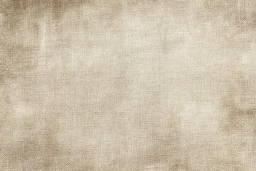 Fototapeta premium Top Down View of Antique Linen Textured Background Subtle Mottled Fabric Surface Pattern