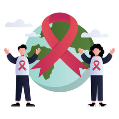 World AIDS Day Illustration
