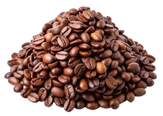 Fototapeta premium coffee beans on white background