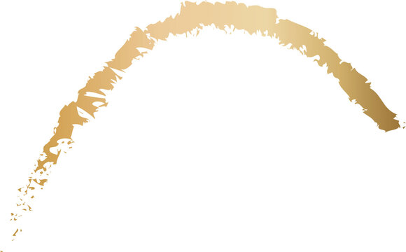 arch golden bursh stoke line