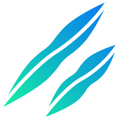 green beans gradient fill icon