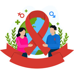 World Aids Day Illustration