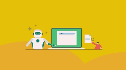 Blog platform with AI automation system craft article and visuals for SEO optimization, automates subscriber outreach and delivers chat support to visitors.