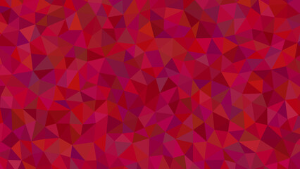 A mesmerizing mosaic of crimson hues, where countless triangles converge to create a captivating and intricate geometric pattern of shades