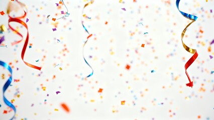 Vibrant Celebration Streamers: Colorful Confetti Party Decorations