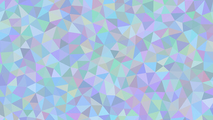 Obraz premium A serene tapestry of pastel triangles, a delicate dance of light and color in a harmonious blend of blue, green, and lavender shades