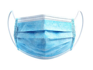 Medical mask blue color protective equipment healthcare hygiene safety disposable mask virus prevention