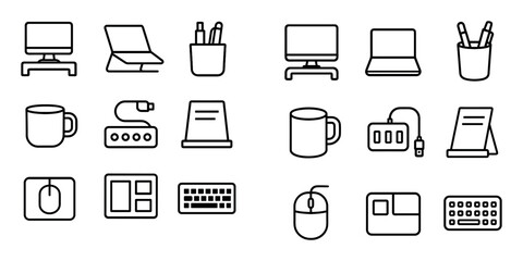 Minimalist Office Icons