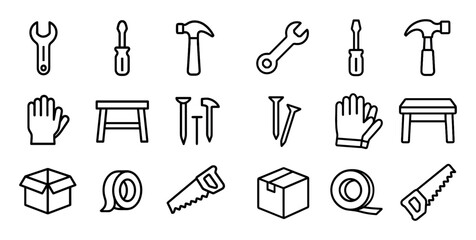Obraz premium Repair Tools Icons