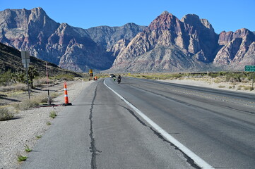 Highway 157/Kyle Canyon Road  on a journey to Mount Charleston.