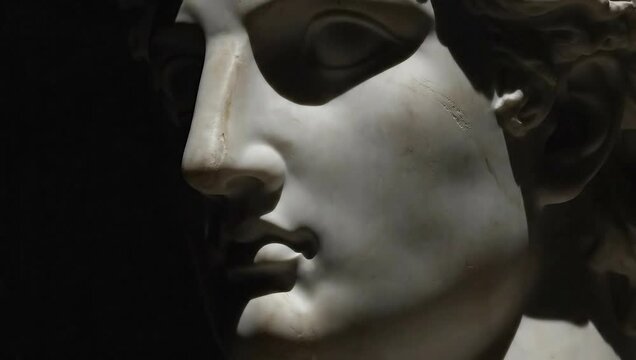 emancipation proclamation anniversary classical marble sculpture face profile art bust history