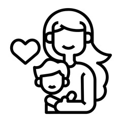 parenting Line Icon