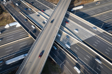 Intersection of the Garden State Parkway and the New Jersey Turnpike