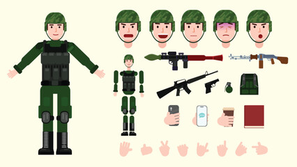 Flat-Soldier-Character-–-Military-Rig-Ready-Vector-for-Animation