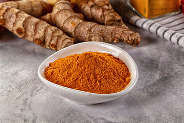 Indian tumeric cumin dry powder