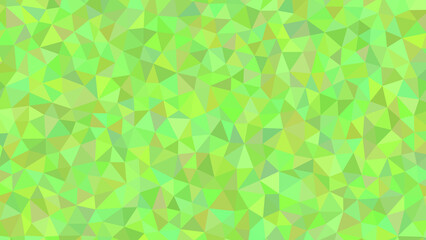 A lively composition of green and chartreuse triangles creates an energetic geometric pattern, perfect for vibrant backgrounds and designs