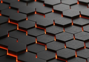 Abstract honeycomb background hexagon texture pattern wallpaper design