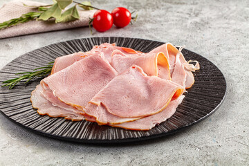 Italian delicous prosciutto pork meat