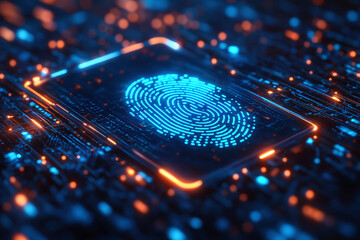 Digital fingerprint security scan