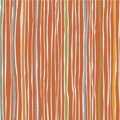 Seamless pattern of hand-drawn vertical stripe pattern, irregular brushstrokes