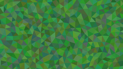 A lush mosaic of green hues creates a captivating geometric pattern, showcasing a dynamic interplay of light and shadow