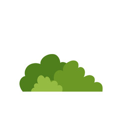 Green Bush Illustration