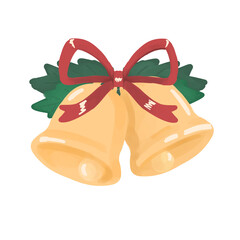 Christmas golden bells