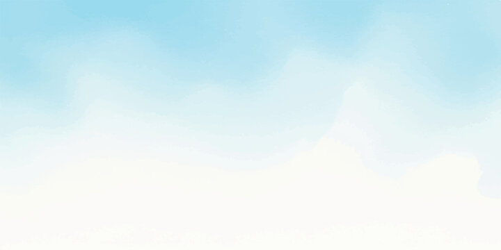 Abstract light blue and white gradient background soft pastel color blend smooth vector illustration for banners and presentations