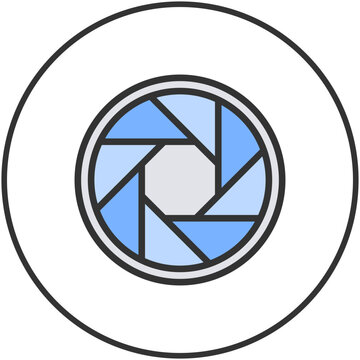 Fototapeta Zoom Lens icon