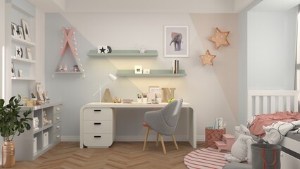 Modern Youth Study Desk Design