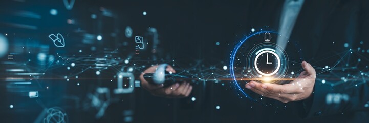 Manage time effectively with digital assistance and stay connected through modern technology for optimized productivity