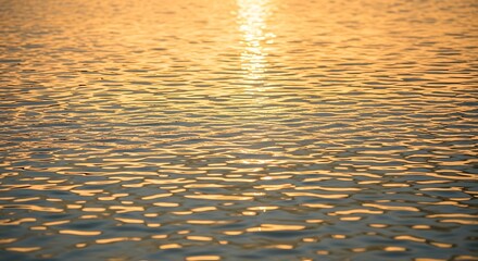 Golden Reflections on Water: Perfect for Serene Backgrounds, Wellness Imagery and Inspiring Peace, Relaxation and Mindfulness in Your Next Creative Project