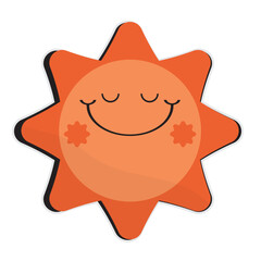 Retro Cute Sticker Element 