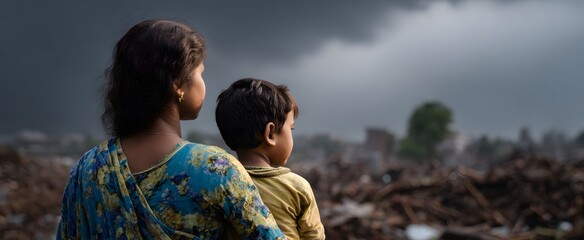 Organizations helping displaced families plant new roots in safe areas like hopeful gardeners.