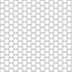Honeycomb pattern background with hexagon shapes creates abstract backdrop design