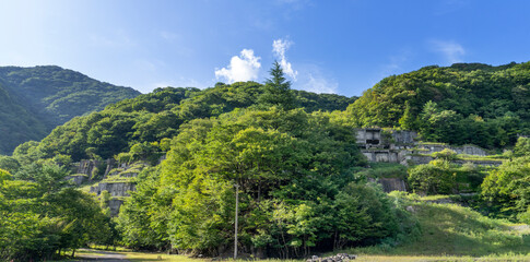 岩手県 釜石鉱山跡
