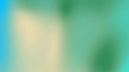 Abstract Gradient of Blue Green and Beige Colors.