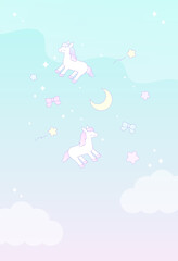 ファンシードリームホースのメロンソーダポップ♡ポストカード⭐︎