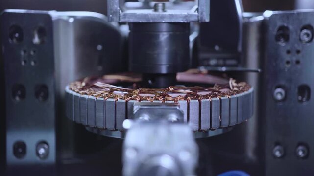 Electric Motor Assembly Line Manufacturing Detail