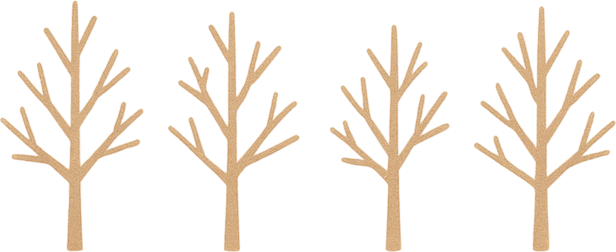 Snowy Bare Tree Illustration