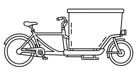 Bike courier vector for delivery service or urban lifestyle designs