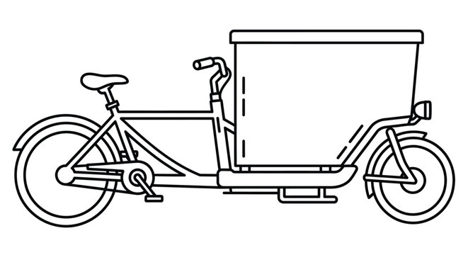 Bike courier vector for delivery service or urban lifestyle designs