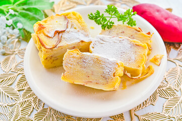 秋の味覚　サツマイモのガトーインビジブル